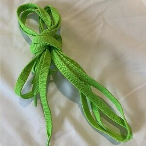 Neon Green Brat Green Athletic Shoelaces